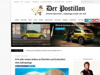 Bild zum Artikel: 97% aller Hasen leiden an Überbiss und bräuchten eine Zahnspange