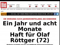 Bild zum Artikel: Kinderschänder-Urteil - Nur ein Jahr, acht Monate Haft für Olaf Röttger (72)
