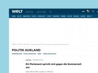 Bild zum Artikel: EU-Parlament stimmt für Abschaffung der Sommerzeit