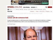 Bild zum Artikel: Große Koalition: Scholz will die schwarze Null