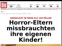 Bild zum Artikel: Mehr als 100 Fälle angeklagt - Horror-Eltern missbrauchten ihre eigenen Kinder!