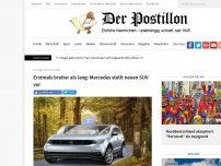 Bild zum Artikel: Erstmals breiter als lang: Mercedes stellt neuen SUV vor