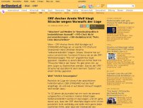 Bild zum Artikel: 'Fassungslos' - ORF-Anchor Armin Wolf klagt Strache wegen Vorwurfs der 'Lüge'