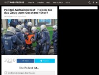 Bild zum Artikel: Polizei-Aufnahmetest: Haben Sie das Zeug zum Gesetzeshüter?