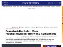 Bild zum Artikel: Frankfurt-Harheim: Vom Flüchtlingsheim direkt ins Reihenhaus