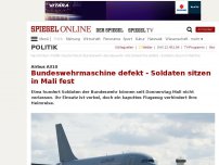Bild zum Artikel: Airbus A310: Bundeswehrmaschine defekt - Soldaten sitzen in Mali fest