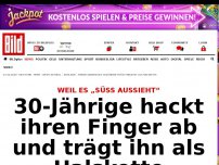 Bild zum Artikel: Weil es „süß aussieht“ - 30-Jährige hackt Finger ab und trägt ihn als Halskette