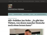 Bild zum Artikel: AfD-Politiker Jan Nolte: „Es gibt hier Türken, von denen mancher Deutsche noch etwas lernen kann“