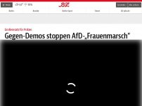 Bild zum Artikel: Gegen-Demos stoppen AfD-„Frauenmarsch“