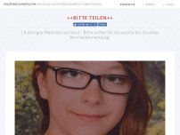 Bild zum Artikel: POL-HRO: Polizei sucht vermisstes 14-jähriges Mädchen