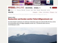 Bild zum Artikel: Kampf um Afrin: Beobachter und Kurden werfen Türkei Giftgaseinsatz vor