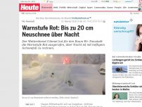 Bild zum Artikel: Wr. Neustadt: Warnstufe Rot: Bis zu 20 cm Neuschnee über Nacht
