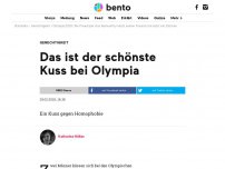 Bild zum Artikel: Das ist der schönste Kuss bei Olympia