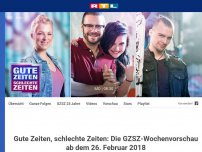 Bild zum Artikel: Die GZSZ-Wochenvorschau