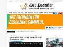 Bild zum Artikel: Generation Null Bock: 95% aller Babys helfen nicht im Haushalt mit [Video]