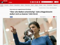 Bild zum Artikel: Kontroverse um ausgeschlossene Flüchtlinge - 'Über alle Maßen scheinheilig': Sahra Wagenknecht äußert sich zu Essener Tafel-Streit