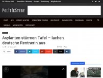 Bild zum Artikel: Asylanten stürmen Tafel – lachen deutsche Rentnerin aus