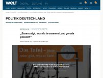 Bild zum Artikel: „Essen zeigt, was da in unserem Land gerade passiert“