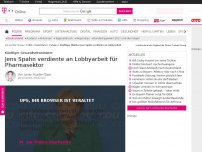 Bild zum Artikel: Künftiger Minister? Jens Spahn verdiente an Lobbyarbeit