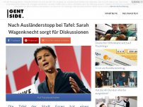 Bild zum Artikel: Nach Ausländerstopp bei Tafel: Sarah Wagenknecht sorgt mit Äußerung für Diskussionen