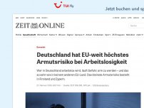 Bild zum Artikel: Eurostat: Deutschland hat EU-weit höchstes Armutsrisiko bei Arbeitslosigkeit