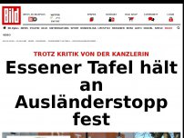 Bild zum Artikel: Runder Tisch geplant - Essener Tafel hält an Ausländerstopp fest