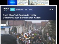 Bild zum Artikel: Nach Mias Tod: Tausende rechte Demonstranten ziehen durch Kandel