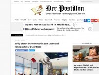Bild zum Artikel: Willy-Brandt-Statue erwacht zum Leben und randaliert in SPD-Zentrale