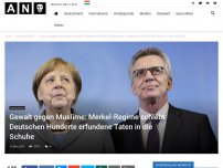Bild zum Artikel: Gewalt gegen Muslime: Merkel-Regime schiebt Deutschen Hunderte erfundene Taten in die Schuhe