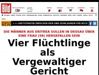 Bild zum Artikel: Über Frau hergefallen? - Vier Flüchtlinge als Vergewaltiger vor Gericht