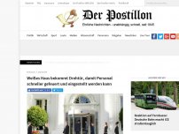 Bild zum Artikel: Weißes Haus bekommt Drehtür, damit Personal schneller gefeuert und eingestellt werden kann