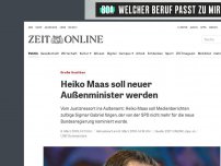 Bild zum Artikel: Große Koalition: Heiko Maas wird neuer Außenminister