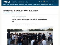 Bild zum Artikel: Polizei spricht Aufenthaltsverbot für junge Männer aus