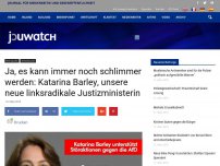 Bild zum Artikel: Ja, es kann immer noch schlimmer werden: Katarina Barley, unsere neue linksradikale Justizministerin