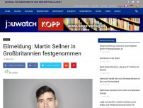 Bild zum Artikel: Eilmeldung: Martin Sellner in Großbritannien festgenommen