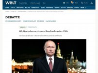 Bild zum Artikel: Die Deutschen verkennen Russlands wahre Ziele