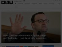 Bild zum Artikel: Neuer CDU-Gesundheitsminister Spahn: Tafeln sind überflüssig – Hartz IV ist völlig ausreichend