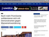 Bild zum Artikel: Noch mehr Prominente solidarisieren sich mit Demonstranten gegen Masseneinwanderung