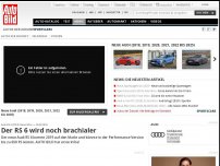 Bild zum Artikel: Audi RS 6 (2019): Neue Infos Der RS 6 wird noch brachialer