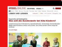 Bild zum Artikel: Kooperation mit Kindergärten: Was will die Bundeswehr bei Kita-Kindern?   
