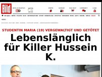 Bild zum Artikel: Mordfall Maria (19) - Lebenslänglich für Killer Hussein K.