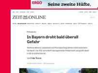 Bild zum Artikel: Polizeigesetz: In Bayern droht bald überall Gefahr