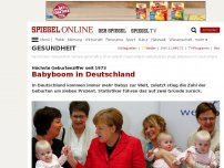 Bild zum Artikel: Höchste Geburtenziffer seit 1973: Babyboom in Deutschland