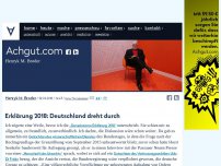 Bild zum Artikel: Erklärung 2018: Deutschland dreht durch