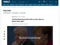 Bild zum Artikel: „Deutschland wird nicht mehr so sein, dass es keinen Islam gibt“