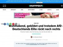 Bild zum Artikel: Wohlhabend, gebildet und trotzdem AfD – Deutschlands Elite rückt nach rechts