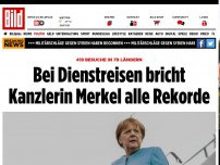 Bild zum Artikel: 419 Besuche in 79 Ländern - Bei Dienstreisen bricht Kanzlerin Merkel alle Rekorde