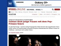 Bild zum Artikel: Tabubruch bei Konzert in Saudi-Arabien: Salman lässt junge Frauen mit dem Pop-Prinzen feiern