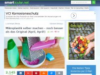 Bild zum Artikel: Mikroplastik selber machen – noch besser als das Original