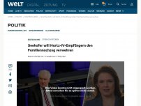 Bild zum Artikel: Seehofer will Hartz-IV-Empfängern den Familiennachzug verwehren